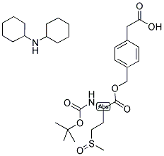 BOC-L-MET(O)-O-CH2-PHI-CH2-COOH DCHA Struktur