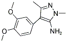 4-(3,4-DIMETHOXY-PHENYL)-2,5-DIMETHYL-2 H-PYRAZOL-3-YLAMINE Struktur