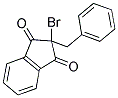 2-BENZYL-2-BROMOINDANE-1,3-DIONE Struktur