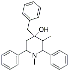 4-BENZYL-1,3-DIMETHYL-2,6-DIPHENYLPIPERIDIN-4-OL Struktur