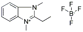 2-ETHYL-1,3-DIMETHYL-3H-BENZO[D]IMIDAZOL-1-IUM TETRAFLUOROBORATE Struktur