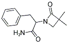 2-(3,3-DIMETHYL-2-OXO-1-AZETANYL)-3-PHENYLPROPANAMIDE Struktur