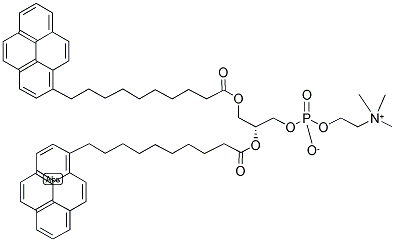 1,2-BIS-(1-PYRENEDECANOYL)-SN-GLYCERO-3-PHOSPHOCHOLINE Struktur