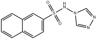 N-(4H-1,2,4-TRIAZOL-4-YL)-2-NAPHTHALENESULFONAMIDE Struktur