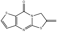 3,8-DIAZA-5-METHYLENE-6,12-DITHIATRICYCLO[7.3.0.0(3,7)]DODECA-1(9),7(8),10-TRIEN-2-ONE Struktur