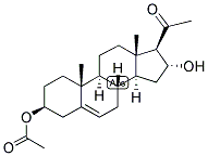 5-PREGNEN-3-BETA, 16-ALPHA-DIOL-20-ONE 3-ACETATE Struktur