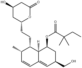 6'-HYDROXYMETHYL SIMVASTATIN Struktur