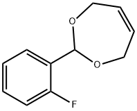 2-(2-FLUOROPHENYL)-4,7-DIHYDRO-1,3-DIOXEPINE Struktur