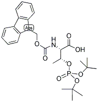 FMOC-O-DI-T-BUTYLPHOSPHO-L-THREONINE Struktur