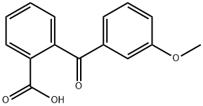 2-(3-METHOXYBENZOYL)BENZOIC ACID Struktur