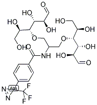 2-N-[4-(1-AZITRIFLUOROETHYL)BENZOYL]-1,3-BIS-(D-MANNOS-4-YLOXY)-2-PROPYLAMINE Struktur