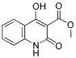 4-HYDROXY-2-OXO-1,2-DIHYDRO-QUINOLINE-3-CARBOXYLIC ACID METHYL ESTER Struktur