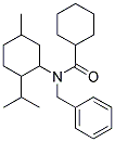 N1-BENZYL-N1-(2-ISOPROPYL-5-METHYLCYCLOHEXYL)CYCLOHEXANE-1-CARBOXAMIDE Struktur