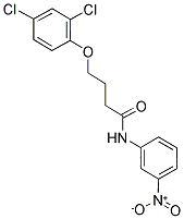 4-(2,4-DICHLOROPHENOXY)-N-(3-NITROPHENYL)BUTANAMIDE Struktur