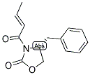 (4R)-3-((2E)-BUTENOYL)-4-(PHENYLMETHYL)-1,3-OXAZOLIDIN-2-ONE Struktur