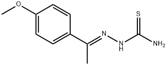 2-[(E)-1-(4-METHOXYPHENYL)ETHYLIDENE]-1-HYDRAZINECARBOTHIOAMIDE Struktur