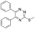 3-(METHYLSULFANYL)-5,6-DIPHENYL-1,2,4-TRIAZINE Struktur