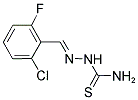 AMINO((1-AZA-2-(6-CHLORO-2-FLUOROPHENYL)VINYL)AMINO)METHANE-1-THIONE Struktur