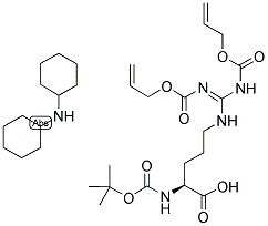 BOC-L-ARG(ALLOC)2-OH DCHA Struktur