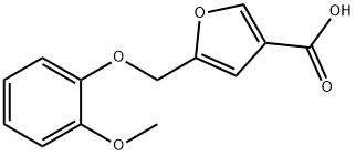 5-(2-METHOXY-PHENOXYMETHYL)-FURAN-3-CARBOXYLIC ACID Struktur