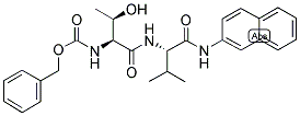 CBZ-L-THR-L-VAL-BETA-NAPTHYLAMIDE Struktur