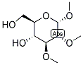 1,2,3-TRI-O-METHYL-A-D-GLUCOPYRANOSE Struktur