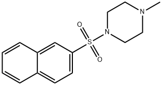 4-METHYL-1-(2-NAPHTHYLSULFONYL)PIPERAZINE Struktur