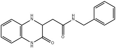 N-BENZYL-2-(3-OXO-1,2,3,4-TETRAHYDRO-QUINOXALIN-2-YL)-ACETAMIDE Struktur