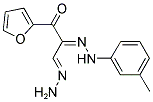 3-(2-FURYL)-2-[2-(3-METHYLPHENYL)HYDRAZONO]-3-OXOPROPANAL HYDRAZONE Struktur