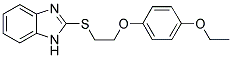 2-([2-(4-ETHOXYPHENOXY)ETHYL]THIO)-1H-BENZIMIDAZOLE Struktur