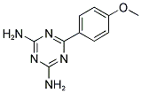 2,4-DIAMINO-6-(4-METHOXYPHENYL)-1,3,5-TRIAZINE Struktur