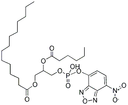 1-MYRISTOYL-2-[6-[(7-NITRO-2-1,3-BENZOXADIAZOL-4-YL)AMINO]CAPROYL]-SN-GLYCERO-3-PHOSPHATE(MONOSODIUM SALT) Struktur