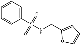 N-(2-FURYLMETHYL)BENZENESULFONAMIDE Struktur