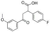 2-(4-FLUOROPHENYL)-4-(3-METHOXYPHENYL)-4-OXOBUTANOIC ACID Struktur