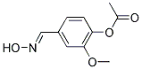 3-METHOXY-4-ACETOXYBENZALDEHYDE OXIME Struktur