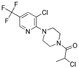 2-CHLORO-1-(4-(3-CHLORO-5-(TRIFLUOROMETHYL)(2-PYRIDYL))PIPERAZINYL)PROPAN-1-ONE Struktur