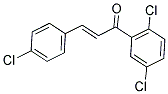 3-(4-CHLOROPHENYL)-1-(2,5-DICHLOROPHENYL)-2-PROPEN-1-ONE Struktur