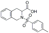 2-(TOLUENE-4-SULFONYL)-1,2,3,4-TETRAHYDRO-ISOQUINOLINE-3-CARBOXYLIC ACID Struktur