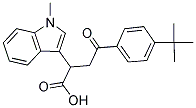 4-(4-(TERT-BUTYL)PHENYL)-2-(1-METHYLINDOL-3-YL)-4-OXOBUTANOIC ACID Struktur