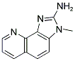 2-AMINO-3-METHYL-3H-IMIDAZO[4,5-H]QUINOLINE Struktur