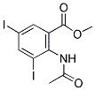 METHYL 2-ACETAMIDO-3,5-DIIODOBENZOATE Struktur