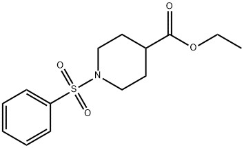 ETHYL 1-(PHENYLSULFONYL)-4-PIPERIDINECARBOXYLATE Struktur