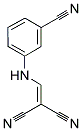 3-((2,2-DICYANOVINYL)AMINO)BENZENECARBONITRILE Struktur