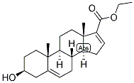 5,16-ANDROSTADIEN-3-BETA-OL-17-BETA-CARBOXYLIC ACID ETHYL ESTER Struktur