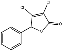 3,4-DICHLORO-5-PHENYL-2(5H)-FURANONE Struktur