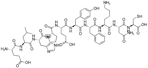 GLU-LEU-HIS-PRO-GLU-TYR-PHE-LYS-ASN-CYS Struktur