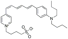 N-(4-SULFOBUTYL)-4-(6-(4-(DIBUTYLAMINO)PHENYL)HEXATRIENYL) PYRIDINIUM, INNER SALT Struktur