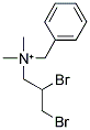 BENZYL-(2,3-DIBROMO-PROPYL)-DIMETHYL-AMMONIUM Struktur