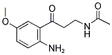 N-[3-(2-AMINO-5-METHOXY-PHENYL)-3-OXO-PROPYL]-ACETAMIDE Struktur