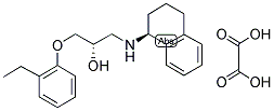 3-(2-ETHYLPHENOXY)-1[(1S)-1,2,3,4-TERTAHYDRONAPHTH-1-YLAMINO]-(2S)-2-PROPANOL OXALATE Struktur